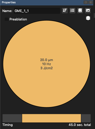 A screenshot of the Properties Panel