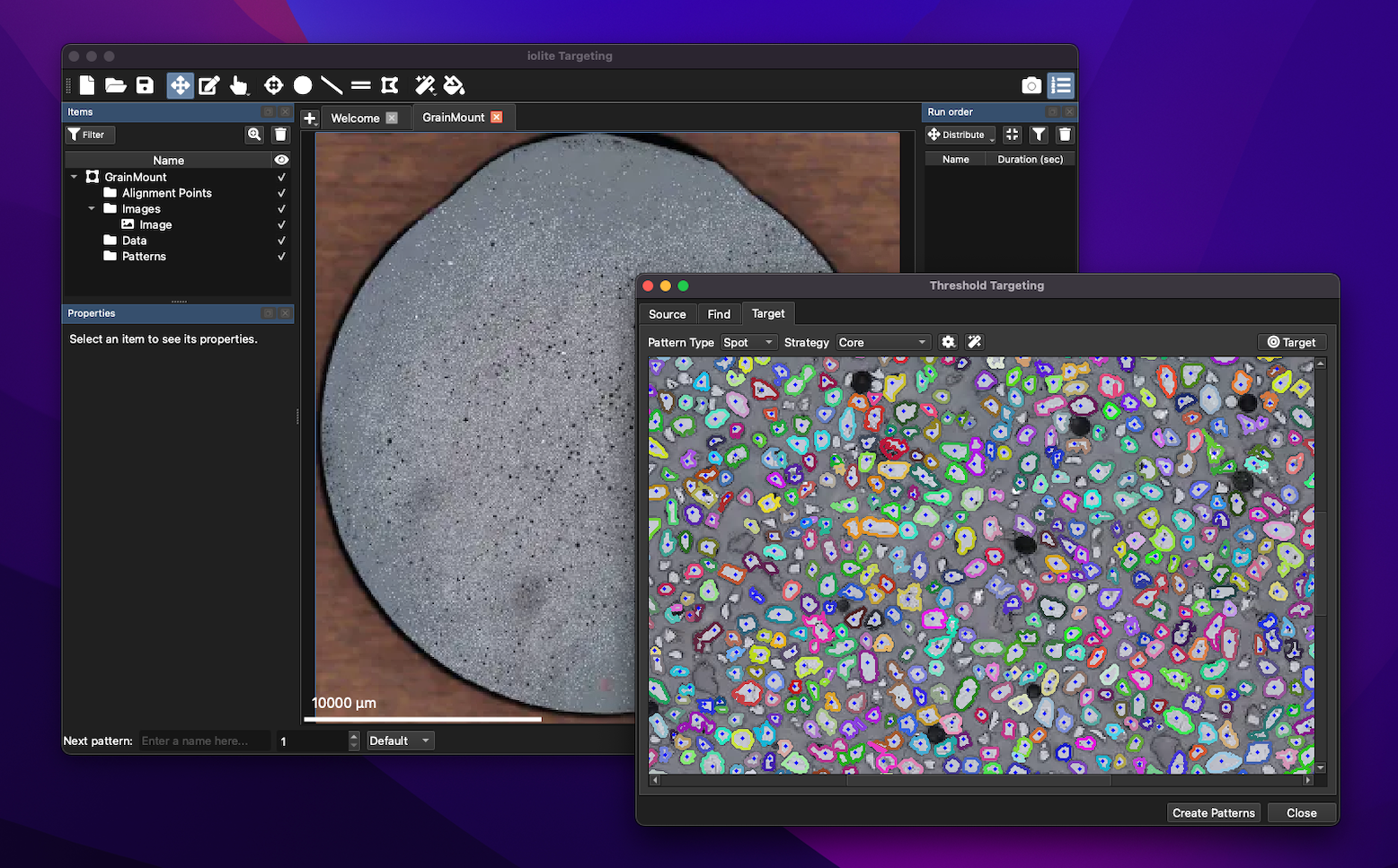 iolite Targeting intelligent grain detection for LA-ICP-MS experiments