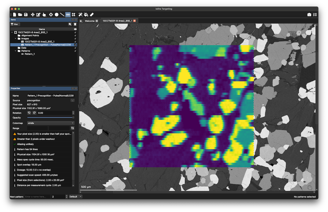 iolite Targeting precognition visualization